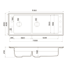 Мойка OMOIKIRI SINTESI PRO 114-2-U/I-WH Artceramic/белый 4997449