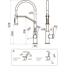 Смеситель OMOIKIRI MAKKARI 2 PLUS-SB-GM-BL латунь/вороненая сталь/черный 4994497